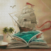 The Fantasy Sea Book Ship Diamond Paintings