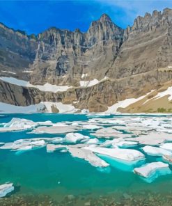 The Iceberg Lake Diamond Painting