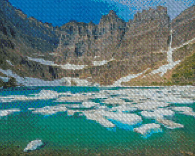 The Iceberg Lake Diamond Painting