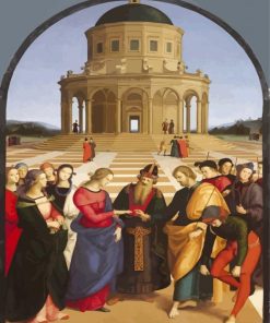 The Marriage Of The Virgin Rapahel Santi Diamond Paintings