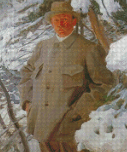 The Painter Bruno Liljefors By Anders Zorn Diamond Painting