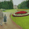 The Park Of The Caillebotte Property At Yerres By Gustave Caillebotte Diamond Painting