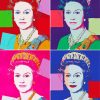 The Queen Elizabeth Andy Warhol Diamond Painting