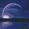 The Purple Moon Diamond Painting