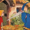 The Sword In The Stone Cartoon Diamond Painting