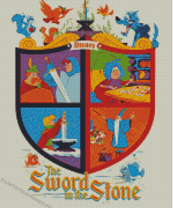 The Sword In The Stone Diamond Painting