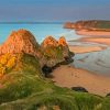 Three Cliffs Bay Swansea Diamond Paintings