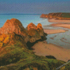 Three Cliffs Bay Swansea Diamond Paintings