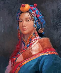 Tibetan Girl Diamond Painting