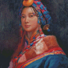 Tibetan Girl Diamond Painting