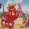 Timon And Pumbaa Diamond Paintings