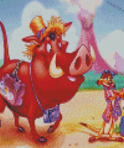 Timon And Pumbaa Diamond Paintings