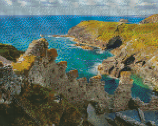 Tintagel Castle Diamond Painting