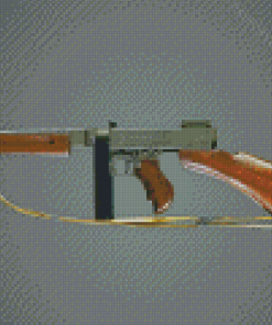 Tommy Gun Diamond Painting