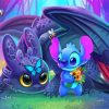 Toothless And Stitch Diamond Painting