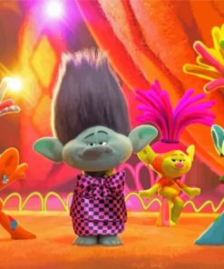 Trolls World Tour Animated Film Diamond Painting