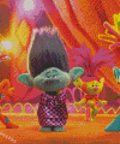 Trolls World Tour Animated Film Diamond Painting