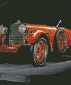 Tulipwood Hispano Suiza Car Diamond Painting