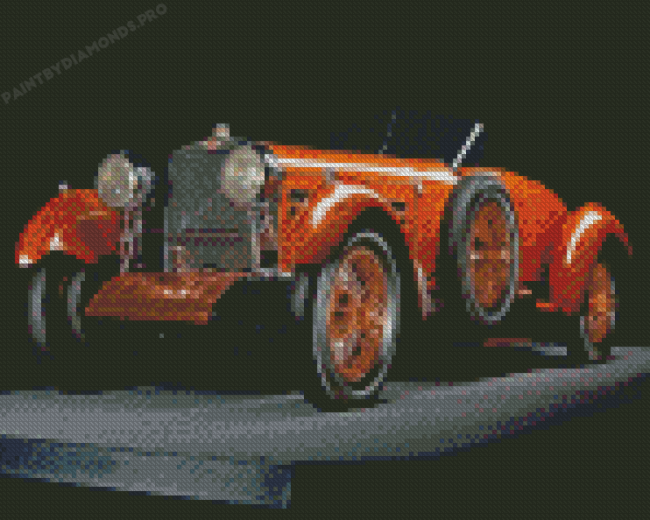 Tulipwood Hispano Suiza Car Diamond Painting