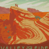 Valley Of Fire State Park Poster Diamond Painting