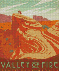 Valley Of Fire State Park Poster Diamond Painting