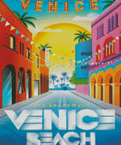 Venice Sign Poster Diamond Painting