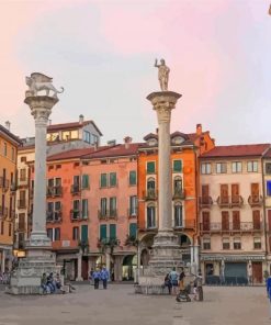 Vicenza Buildings Diamond Painting