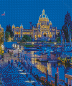 Victoria Island At Night Diamond Painting