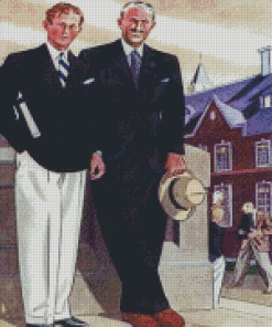 Vintage Retro Men Diamond Painting