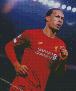 Virgil Van Dijk Diamond Painting