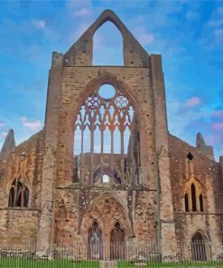 Wales Tintern Abbey Building Diamond Painting