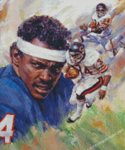 Walter Payton American Football Player Diamond Painting