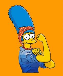 We Can Do It Marge Simpson Diamond Painting