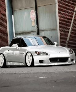 White Honda S2000 Diamond Painting