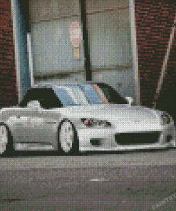 White Honda S2000 Diamond Painting