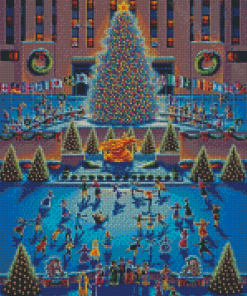 Winter New York Christmas Diamond Painting