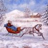 Winter Sleigh Diamond Painting