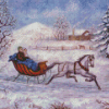 Winter Sleigh Diamond Painting