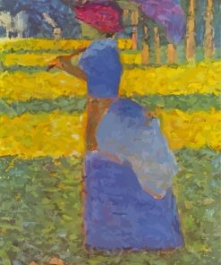 Woman With Umbrella By Georges Seurat Diamond Painting