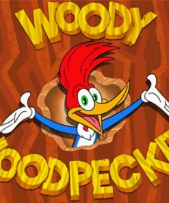 Woody Woodpecker Diamond Painting