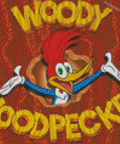 Woody Woodpecker Diamond Painting