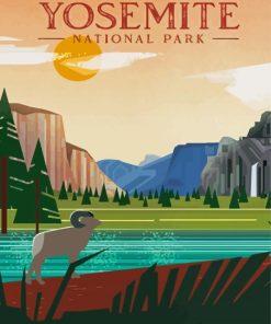 Yosemite Park Poster Diamond Paintings