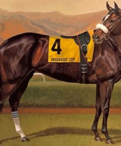 Zenyatta Racehorse Art Diamond Painting