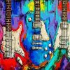 Aesthetic 3 Guitars Diamond Painting