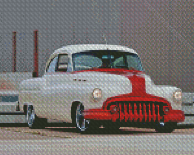 Aesthetic Buick 1950 Hot Rod Diamond Painting