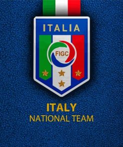 Aesthetic Italy National Football Team Logo Diamond Painting