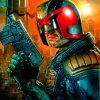 Aesthetic Judge Dredd Diamond Painting