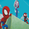 Aesthetic Spidey And His Amazing Friends Diamond Painting