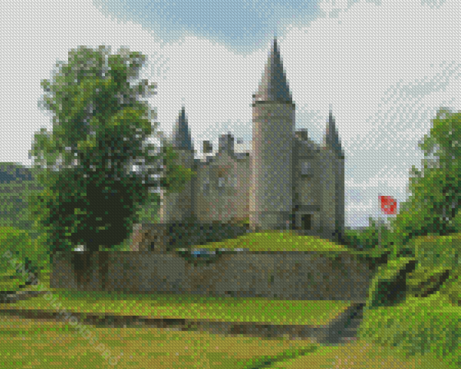 Aesthetic Vêves Castle Dinant Diamond Painting