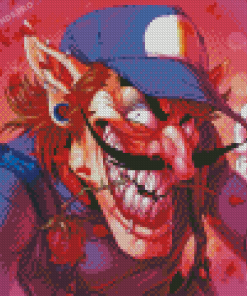 Aesthetic Waluigi Diamond Painting